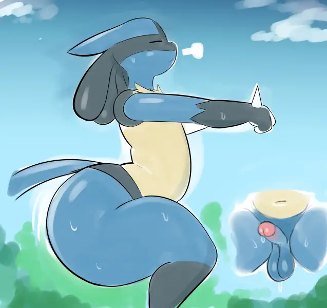 Lucario_and_Incineroar_by_janslobonejo