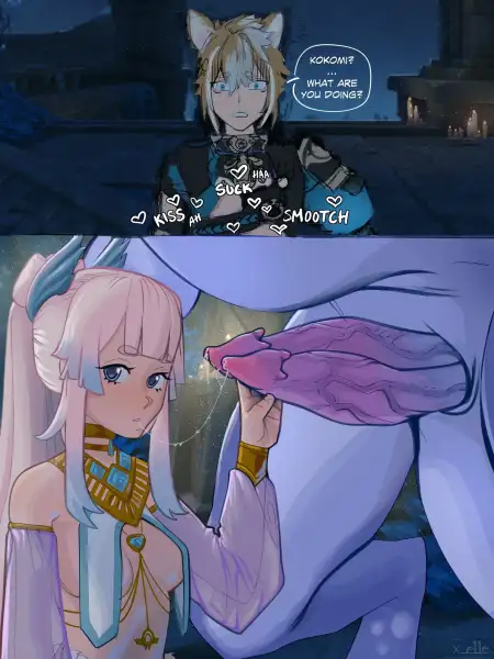Kokomi_x_Gorou_x_Vishap_-_x_e11e