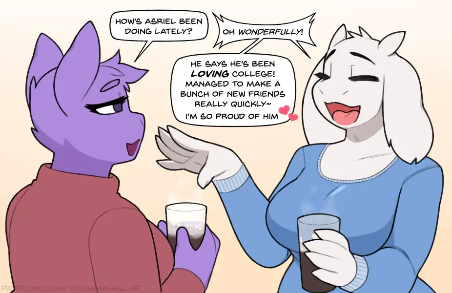 Asriel_In_College_by_youwannaslap