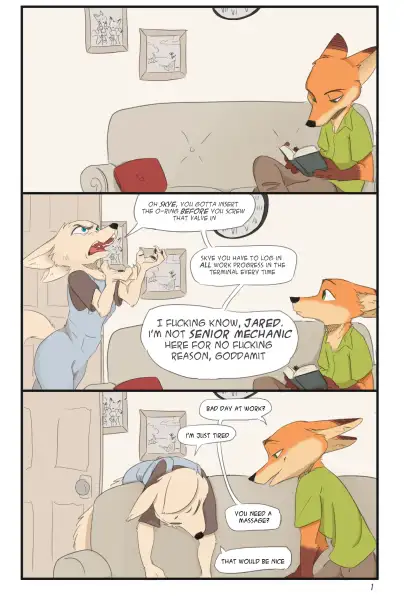 Zootopia:_Fox_Care_(Colored)_-_by_IttyBittyKittyTittys