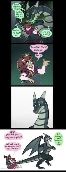 Princess_and_Dragon_by_blinkpen