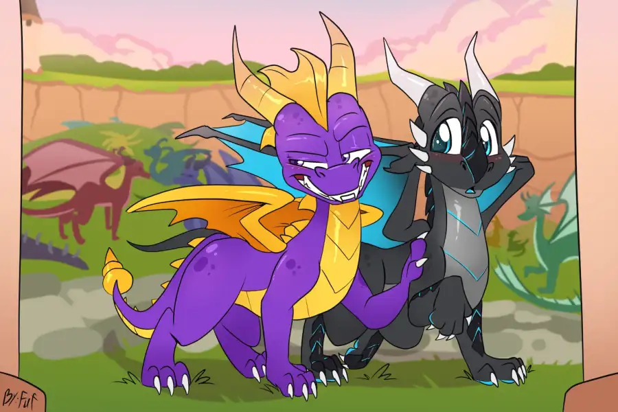 Spyro's_slut_by_Fuf