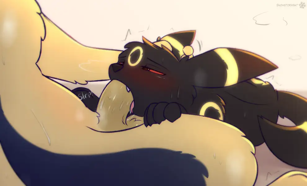Umbreon_and_Typhlosion_[by_SnowStormBat]