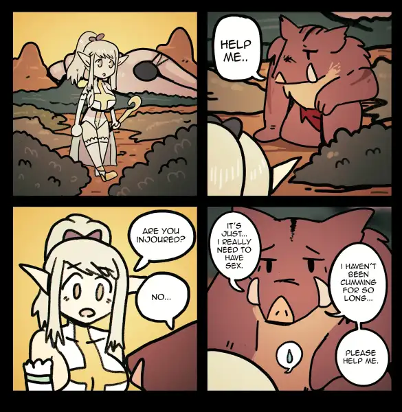 Priestess_Hollie_and_the_BOAR_🐗_MAN!_-_Wolfrad