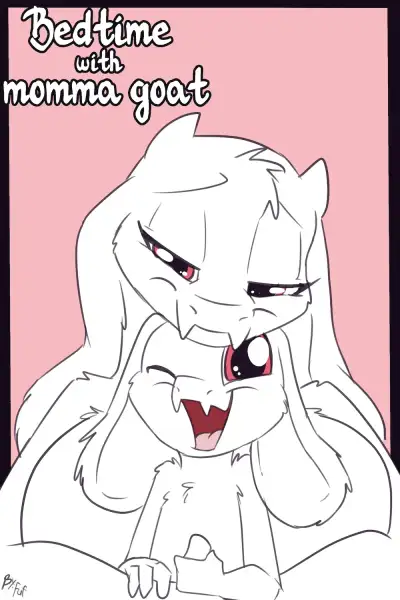 Bedtime_With_Momma_Goat_(Colored)