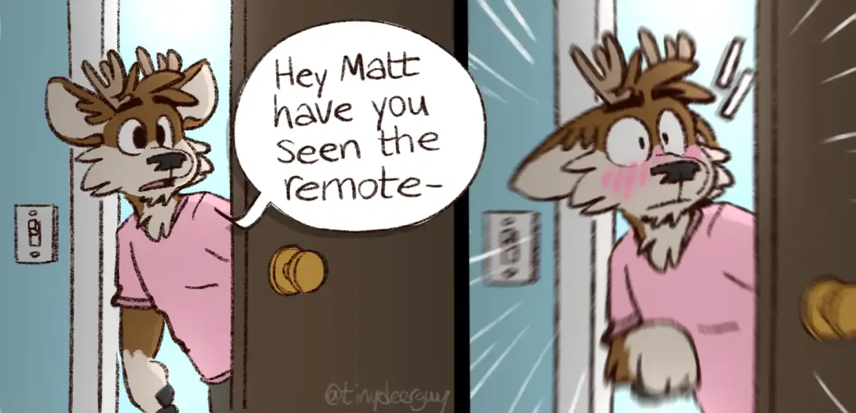 tinydeerguy_-_Matt_and_the_remote