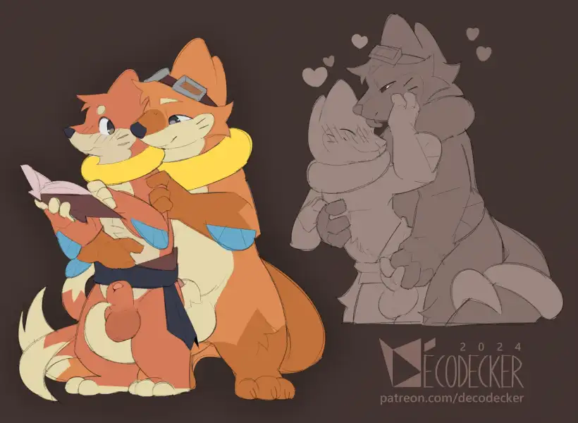 Theo_and_Finn_doodles_by_decodecker