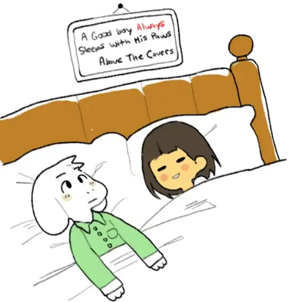 Asriel_and_Frisk_-_inkerton-kun