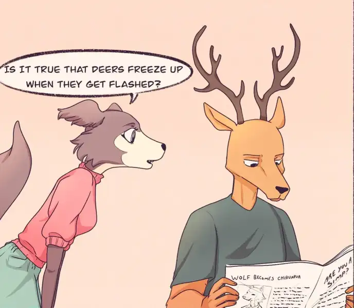 Beastars:_Deer_Instincts_-_by_eden_fries