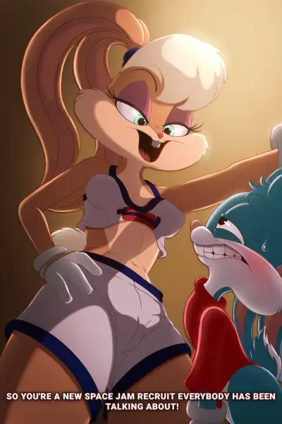 Lola_welcomes_buster_🐇🏀