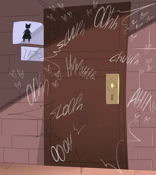 Lackadaisy_-_Bathroom_pause_[tayronnebr]