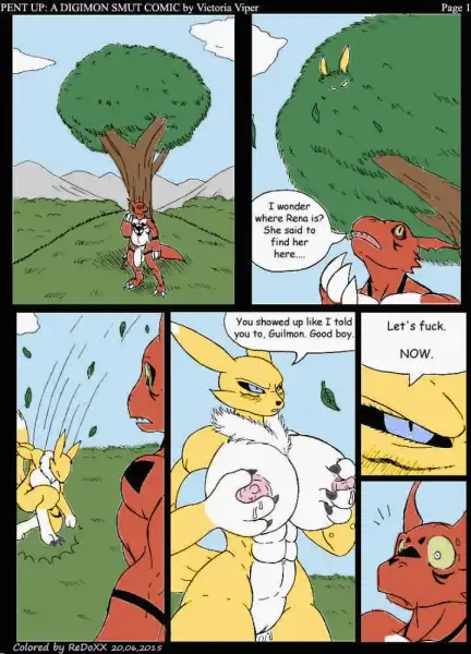 Pent_Up_(coloured_remake)_by_Victoria_Viper/Mykiio_and_ReDoXX