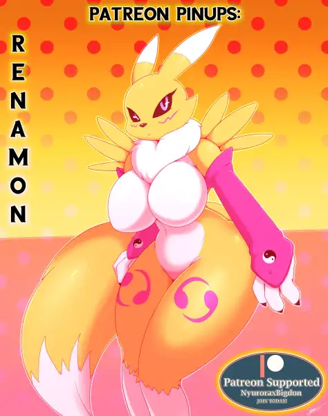 Patreon_Pinups:_Renamon_by_Bigdon1992