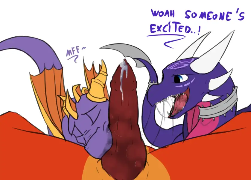 Cynder_&_Spyro_x_Ignitus_-_by_dragonsponies