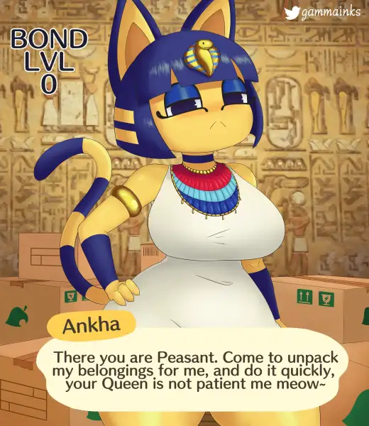 Gammainks_-_Animal_Crossing:_Ankha_Bond