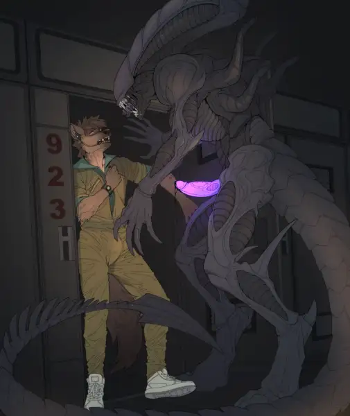 Osten_caught_by_Xenomorphs