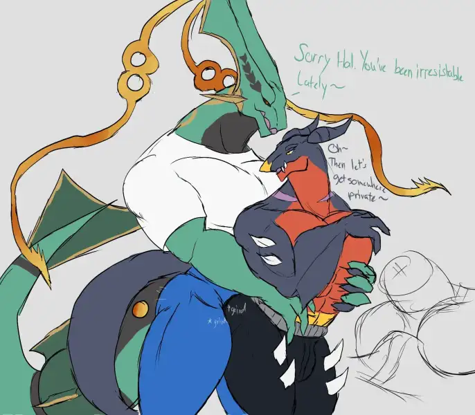 Very_horny_Sirocco_x_Halston_sketches_[daikuhiroshiama]