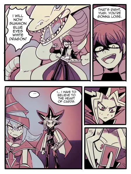 YUGI_VS_KAIBA_DARK_MAGICIAN_GIRL_VS_BLUE_EYES_WHITE_DRAGON_by_Wolfrad