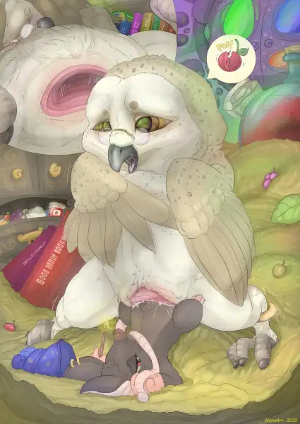Aunt_Owl_by_AlbinoArt
