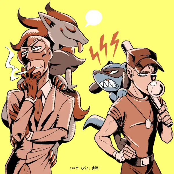 Spy_and_his_pokemon._Zoroark_will_be_a_good_brother.
