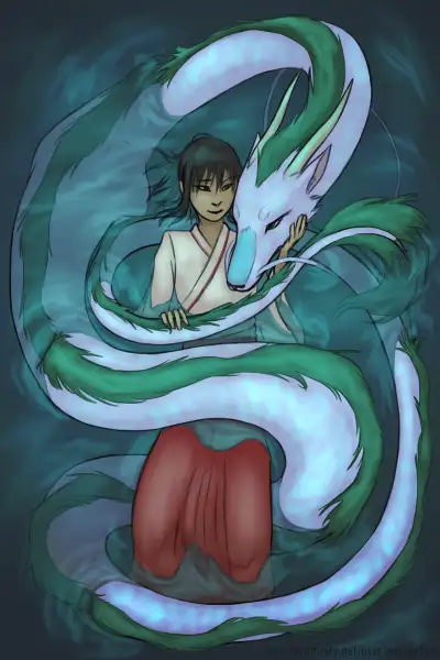 Haku/Chihiro_Comic