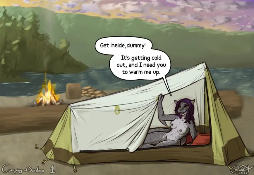 [Comic]_Camping_at_Sundown