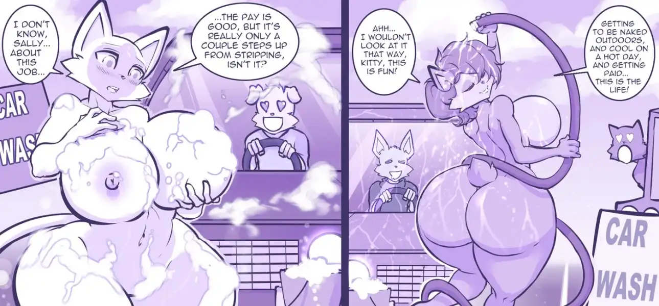 "naked_car_wash"_by_Hayakain
